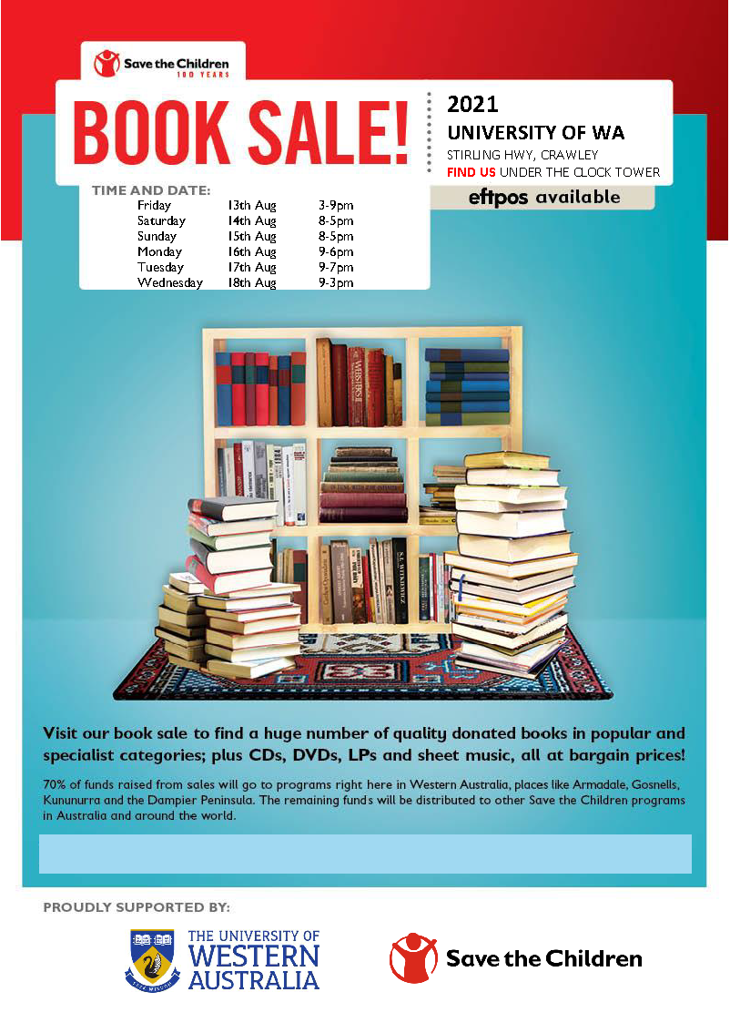 2021 Book Sale ticketsWA